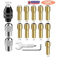 Drill Chuck Collet Set for