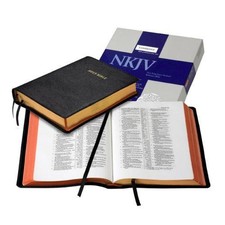 NKJV Aquila Wide Margin Reference Bible, Black Goatskin Leather... - Bible