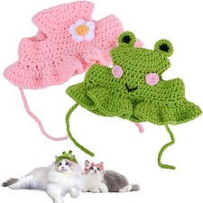 2 PCS Knitted Cat Hat in Pink