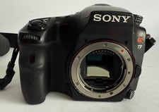 Sony Alpha SLT-A77V 24.3MP Digital SLR Camera - Black (Body only) with battery