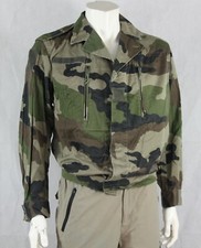 Genuine Surplus French Army Jacket CCE Camo Waist Length Bomber Canvas F2 3307