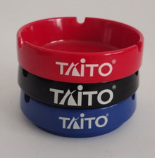 taito original arcade candy cabinet ashtray x3 red blue black