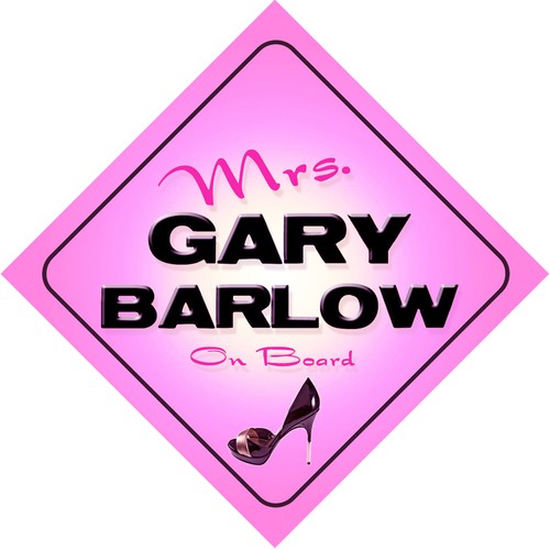 Mrs gary barlow board baby - mrs,