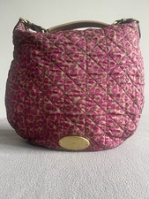 Mulberry Rosie Leopard Print Nylon Hobo Bag | Pink & Taupe | Inc Dust Bag