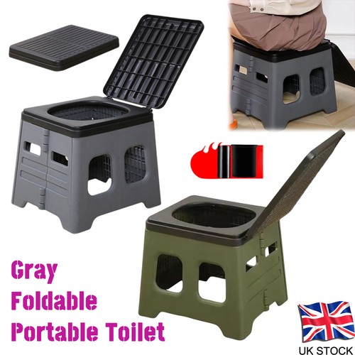Portable folding toilet - folding,