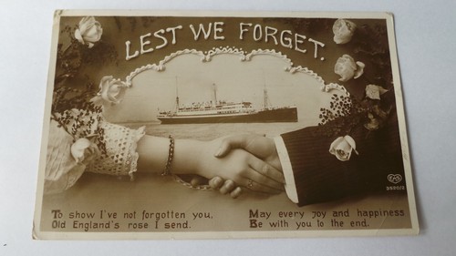 Edwardian lest forget - we, forget”