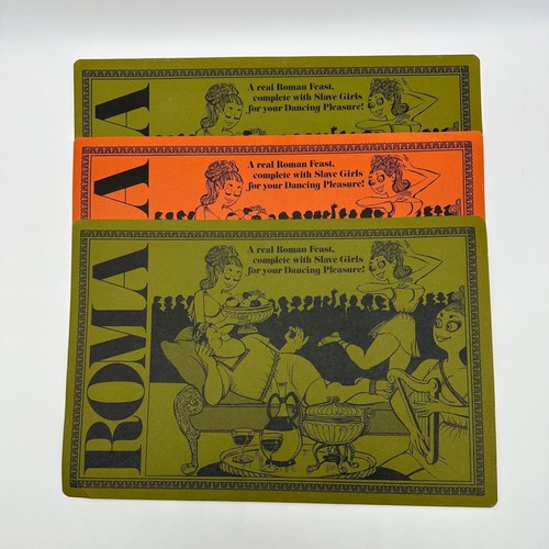 Vintage placemats paper card - vintage,