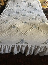 Vintage Double Candlewick Bedspread 1970s