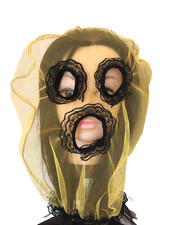 Sissy Slave Punishment Mask Slave Hood Dolly Netting Humiliation Roleplay 