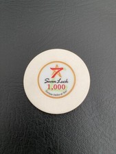 Seven Luck Casino - South Korea - 1000 Won - Casino Chip - RARE