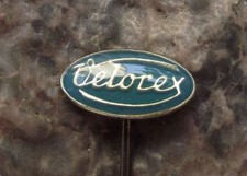 Vintage Velorex Microcar Motorbike Firm Motorcycle Sidecar Advertising Pin Badge
