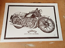 AJS 7R and Vincent Black