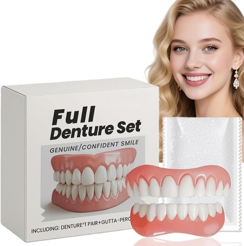False teeth set dentures - set:dentures, full