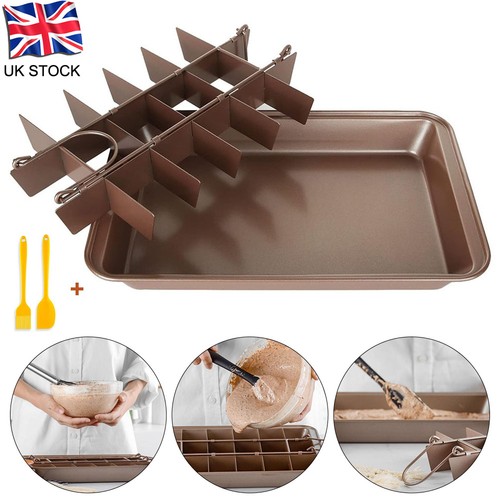 Non stick brownie tin - tin, with