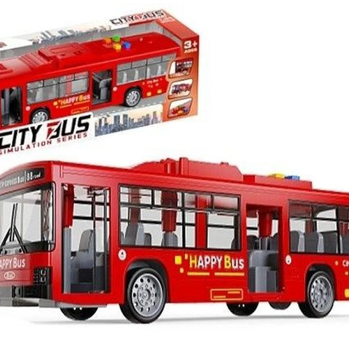 Bus with lights - bus, 1:24
