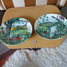 2X WEDGWOOD PLATES COLIN