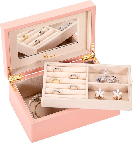 Voova wooden jewellery box - wooden,