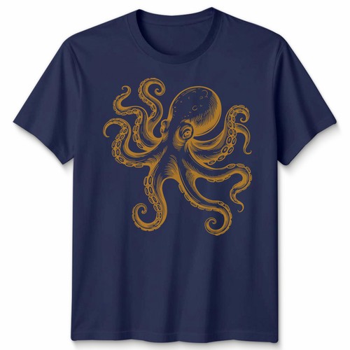 Octopus japanese calligraphy - octopus,