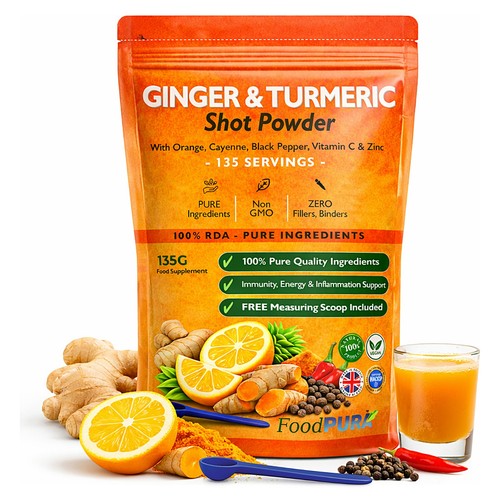 135g clean ginger turmeric - turmeric, +