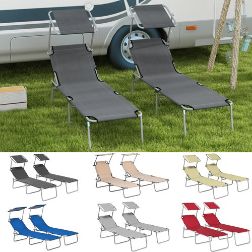 Reclining sun loungers set - set, of
