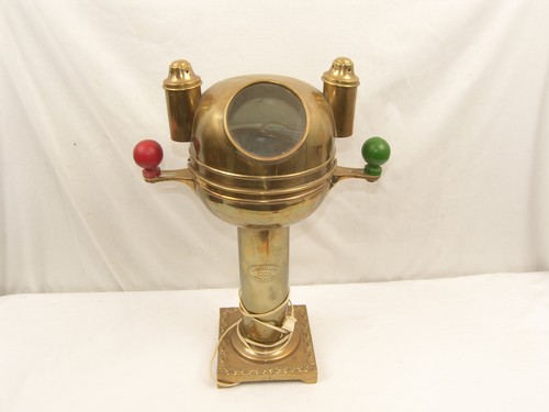 Vintage ship binnacle brass - vintage, ship's