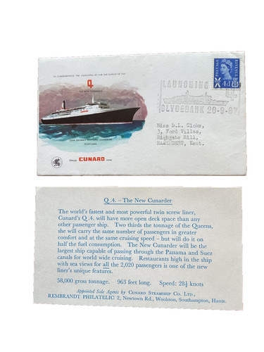 Cunard qe2 launching 9 - qe2,