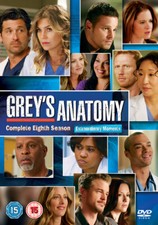 Grey's Anatomy: Complete Eighth Season DVD (2012) Ellen Pompeo cert 15 6 discs