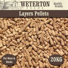 20kg Layers Pellets Poultry Feed – Ideal Daily Food for Hens, Ducks and Fowl