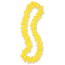 Yellow Hawaiian Fabric Flower