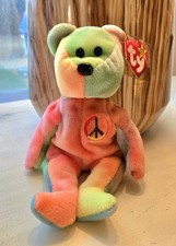 Ty Beanie Babies Peace Bear