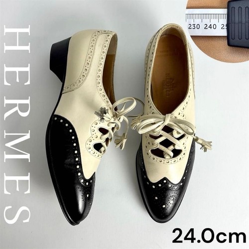 Hermes wingtip brogue shoes - wingtip,