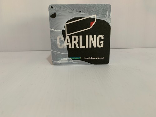Carling lager beer mats drip - beer,