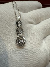 925 Sterling Silver Real White