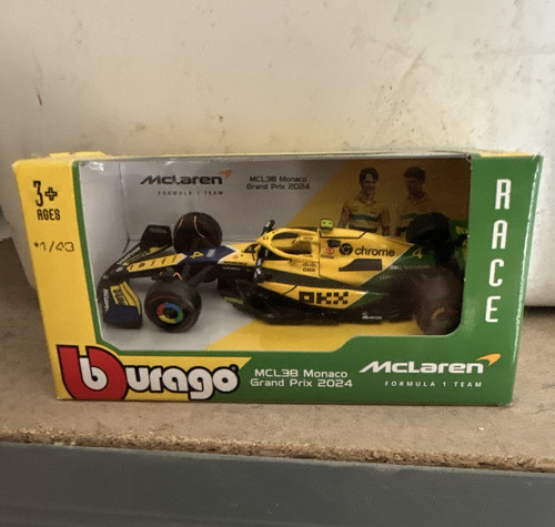 Bburago mclaren team 2024 - mclaren, f1