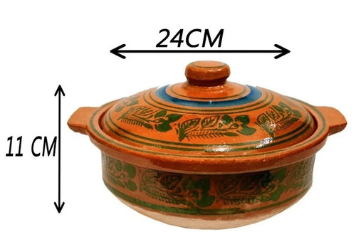 24cm clay pot - 24cm,, handi