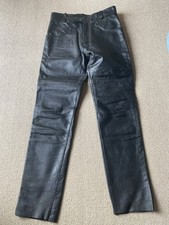 Stein Black Leather Motorcycle