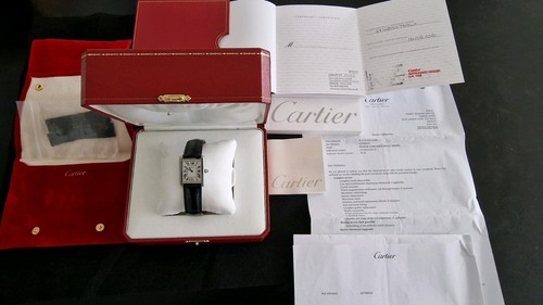 Cartier tank solo 5mm steel - cartier,