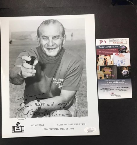 Sid gillman pro nfl - gillman, of