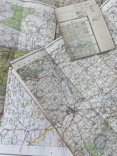 Vintage map pages atlas - map,
