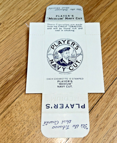 Vintage player navy cut - player's,