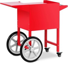 Royal Catering Popcorn Maker Cart Trolley Steel Red