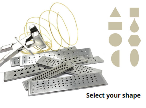 Jewellers draw plate fits - draw,