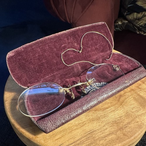 Antique c1900 rimless pince - c1900,