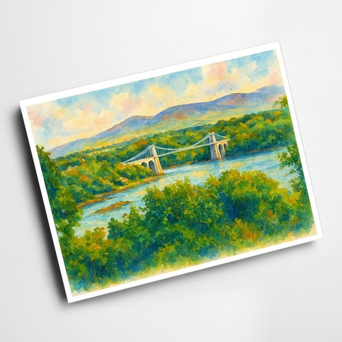 Print menai strait - a6,
