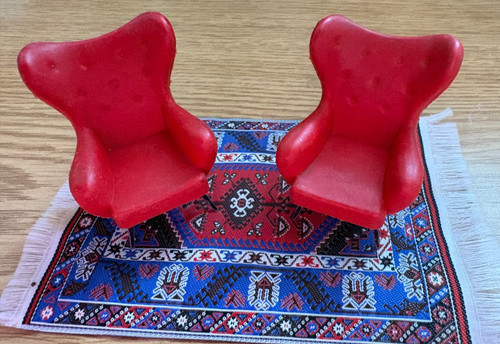 Doll house furniture two - two, red
