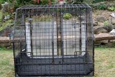 BARJO DOG  TRAVEL CRATE 38 "wide  32 " high  36" depth