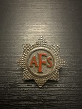 British Army Regimental Cap Badge - Original - Auxiliary Fire Service AFS Gaunt