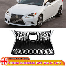 Front Grille Honeycomb Style For Lexus IS IS250 IS350 F-Sport 14-16 Chrome Trim