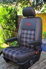 VW Volkswagen T5 T6 Transporter Kombi Shuttle - Front Leather R Line seats GTi