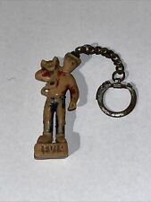 Vintage Rubber Levi’s Jeans Authentic Cowboy Keychain Keyring Rare Original